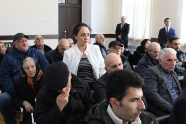 İcra Hakimiyyətinin başçısı Coşqun Cəbrayılov növbəti səyyar qəbul keçirib
