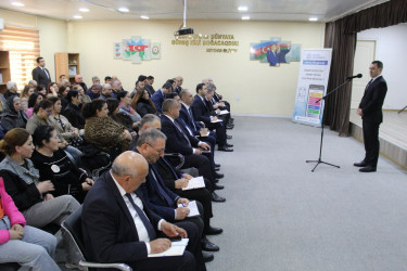 Nizami Rayon İcra Hakimiyyətinin başçısı  növbəti səyyar qəbul keçirib