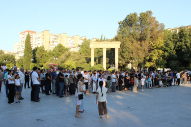 Nizami rayonunda açıq havada növbəti yay konserti təşkil edilib