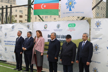 Nizami rayonunda Ümummilli Lider Heydər Əliyevin anadan olmasının 103-cü ildönümü münasibətilə futbol turniri keçirilib