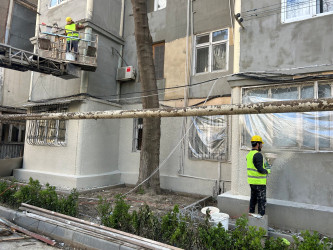 Nizami rayonunda təmir-bərpa işləri davam etdirilir - 15.04.2026