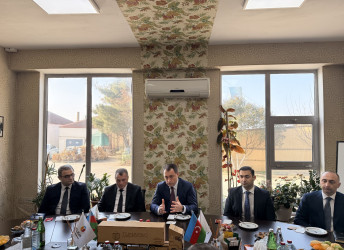 Nizami Rayon İcra Hakimiyyətinin başçısı TUNA QSC-də yeni avadanlıqların təqdimat mərasimində iştirak edib - 19.02.2026