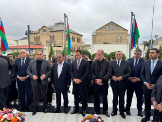 Vətən müharibəsi şəhidləri Alı Nofəl oğlu Həsənli və Rəfael Emin oğlu İbrahimovun məzarları ziyarət edilib - 21.10.2025