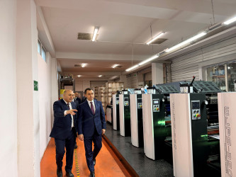 Nizami Rayon İcra Hakimiyyətinin başçısı TUNA QSC-də yeni avadanlıqların təqdimat mərasimində iştirak edib - 19.02.2026