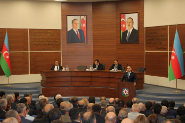 Nizami rayonunda 2025-2026-cı illərin qış mövsümünə hazırlıq və qarşıda duran vəzifələrlə bağlı müşavirə keçirilib - 14.11.2025