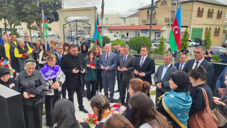 Vətən müharibəsi şəhidi Məmmədov Murad Elşən oğlunun xatirəsi anılıb - 15.10.2025