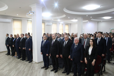 Nizami rayonunda 31 mart – Azərbaycanlıların Soyqırımı Günü ilə əlaqədar tədbir keçirilib