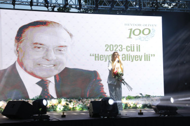 Ümummilli Lideri Heydər Əliyevin 100 illik yubileyi münasibətilə “Sən elə bir zirvəsən” adlı konsert --10.05.2023