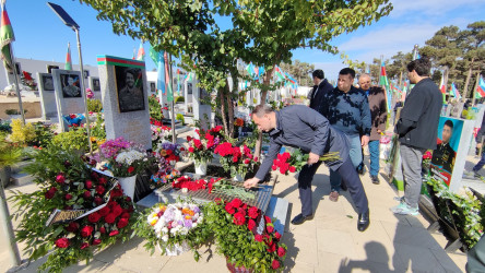 Vətən Müharibəsi Qəhrəmanı, şəhid Azad Hümbətovun məzarını ziyarət - 27.10.2024