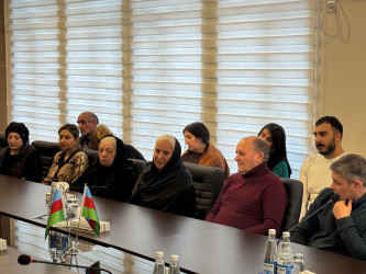 Nizami rayonunda məskunlaşmış Xocalı sakinləri ilə görüş keçirilib - 25.02.2026