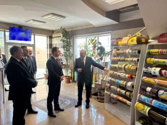 Nizami Rayon İcra Hakimiyyətinin başçısı TUNA QSC-də yeni avadanlıqların təqdimat mərasimində iştirak edib - 19.02.2026