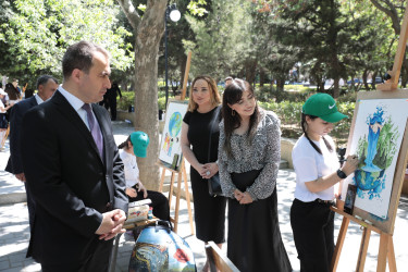 “Yaşıl dünya naminə həmrəylik ili” çərçivəsində rəsm müsabiqəsi  - 07.06.2024