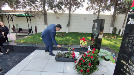 Vətən müharibəsi şəhidi Ülvi Nizami oğlu Pənahovun məzarı ziyarət edilib - 07.10.2023