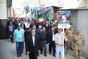 Birinci Qarabağ müharibəsi şəhidi Əliyar Ədalət oğlu Ələkbərov Keşlə Şəhidlər Xiyabanında dəfn mərasimi - 21.05.2024