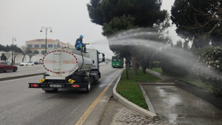 Nizami rayonunda güclü yağan yağışın fəsadlarının aradan qaldırılması ilə əlaqədar ümumrayon iməciliyi keçirilib - 30.03.2026