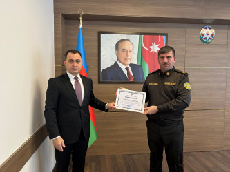 Nizami Rayon İcra Hakimiyyətində Fövqəladə Hallar Nazirliyinin 20-ci ildönümü münasibətilə görüş keçirilib  - 17.12.2025