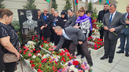 Vətən müharibəsi şəhidi Məmmədov Murad Elşən oğlunun xatirəsi anılıb - 15.10.2025