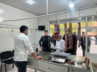 Nizami rayonunda ət kəsimi məntəqələrində reydlər keçirilib - 22.10.2025