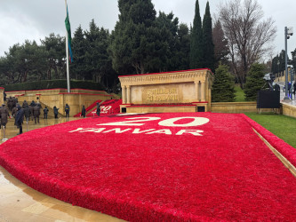 Nizami rayon ictimaiyyəti 20 Yanvar şəhidlərinin xatirəsini yad edib - 20.01.2026