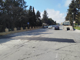 Nizami rayonunda intensiv yağıntıların yollarda yaratdığı fəsadlar aradan qaldırılır - 17.04.2026