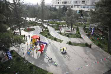 R.Rüstəmov küçəsi 72a ünvanında yeni park sakinlərin istifadəsinə verilib  - 23.12.2025
