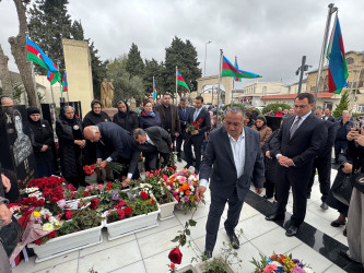 Vətən müharibəsi şəhidləri Alı Nofəl oğlu Həsənli və Rəfael Emin oğlu İbrahimovun məzarları ziyarət edilib - 21.10.2025