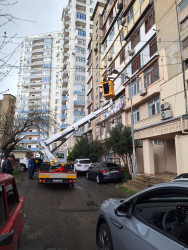 Nizami rayonunda abadlıq və sanitar-təmizlik işləri davam edir