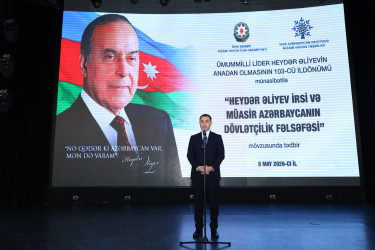Ulu Öndər Heydər Əliyevin anadan olmasının 103-cü ildönümü münasibətilə tədbir  - 08.05.2026