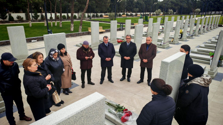 Vətən müharibəsi şəhidi çavuş Toğrul İsayevin məzarı ziyarət edilib - 25.12.2025