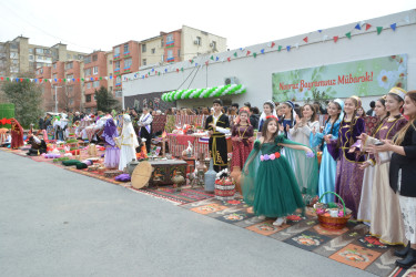 Nizami rayonunda Novruz şənliyi keçirilib - 13.03.2026