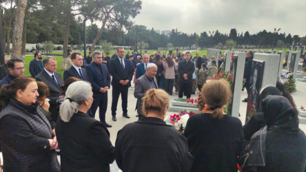 Vətən müharibəsi şəhidi Namiq Rəhbər oğlu Cavadovun məzarı ziyarət edilib - 26.10.2025