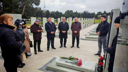 Vətən müharibəsi şəhidi çavuş Toğrul İsayevin məzarı ziyarət edilib - 25.12.2025