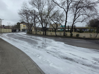 Nizami rayonunda güclü yağan yağışın fəsadlarının aradan qaldırılması ilə əlaqədar ümumrayon iməciliyi keçirilib - 30.03.2026