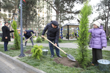 R.Rüstəmov küçəsi 72a ünvanında yeni park sakinlərin istifadəsinə verilib  - 23.12.2025
