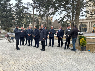 Rayon İcra Hakimiyyətinin başçısı Coşqun Cəbrayılov R.Rüstəmov küçəsi 72a ünvanına baxış keçirib - 17-12-2025