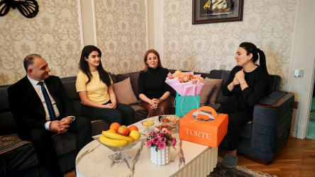 Vətən müharibəsi şəhidi polkovnik-leytenant Əliyev Anar Vaqif oğlunun ailəsi ziyarət olunub - 13.12.2025