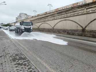 Nizami rayonunda güclü yağan yağışın fəsadlarının aradan qaldırılması ilə əlaqədar ümumrayon iməciliyi keçirilib - 30.03.2026