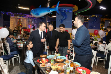 Nizami rayonunda şəhid və qazi övladları üçün bayram şənliyi  - 27.12.2025