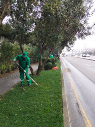 Nizami rayonunda güclü yağan yağışın fəsadlarının aradan qaldırılması ilə əlaqədar ümumrayon iməciliyi keçirilib - 30.03.2026