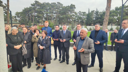 Vətən müharibəsi şəhidi Namiq Rəhbər oğlu Cavadovun məzarı ziyarət edilib - 26.10.2025
