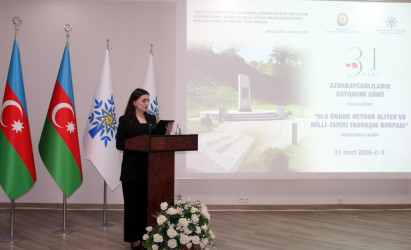 Nizami rayonunda 31 mart – Azərbaycanlıların Soyqırımı Günü ilə əlaqədar tədbir keçirilib