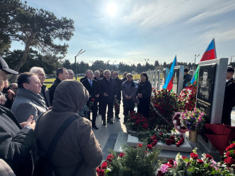 Vətən Müharibəsi Qəhrəmanı, baş leytenant Azad Arif oğlu Hümbətovun doğum günündə məzarı ziyarət edilib - 24.01.2026