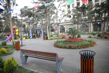 R.Rüstəmov küçəsi 72a ünvanında yeni park sakinlərin istifadəsinə verilib  - 23.12.2025