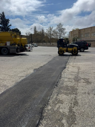 Nizami rayonunda intensiv yağıntıların yollarda yaratdığı fəsadlar aradan qaldırılır - 17.04.2026