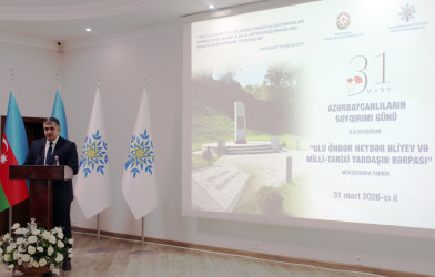 Nizami rayonunda 31 mart – Azərbaycanlıların Soyqırımı Günü ilə əlaqədar tədbir keçirilib