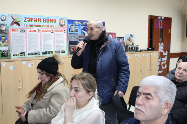 İcra Hakimiyyətinin başçısı Coşqun Cəbrayılov növbəti səyyar qəbul keçirib - 21.01.2026