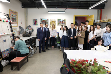 Bakı Texniki Kollecinin tələbələrinin DOST İnklüziv İnkişaf və Yaradıcılıq Mərkəzinə infoturu təşkil edilib - 19.05.2025