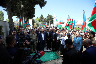 Birinci Qarabağ müharibəsi şəhidi Əliyar Ədalət oğlu Ələkbərov Keşlə Şəhidlər Xiyabanında dəfn mərasimi - 21.05.2024