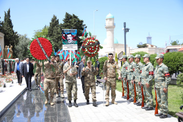 Birinci Qarabağ müharibəsi şəhidi Əliyar Ədalət oğlu Ələkbərov Keşlə Şəhidlər Xiyabanında dəfn mərasimi - 21.05.2024