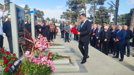 Vətən Müharibəsi Qəhrəmanı, şəhid baş leytenant Azad Arif oğlu Hümbətovun məzarı ziyarət edilib - 27.10.2025